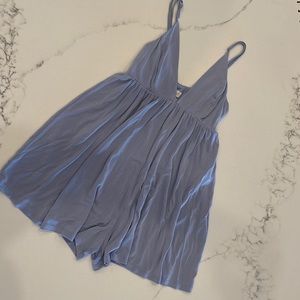 URBAN OUTFITTERS Blue Romper, Small